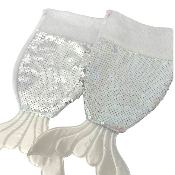 Mermaid tail Christmas stockings NWT stunning fresh look unique and stunning - Picture 3 of 6